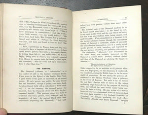 1907 PRECIOUS STONES FOR CURATIVE WEAR - MYTHS FOLKLORE POWER of METALS STONES