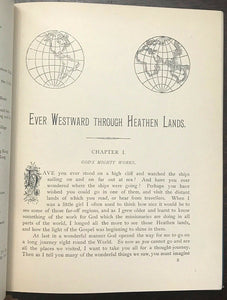 EVER WESTWARD THROUGH HEATHEN LANDS - Baring-Gould, 1896 CHRISTIAN MISSIONS EAST