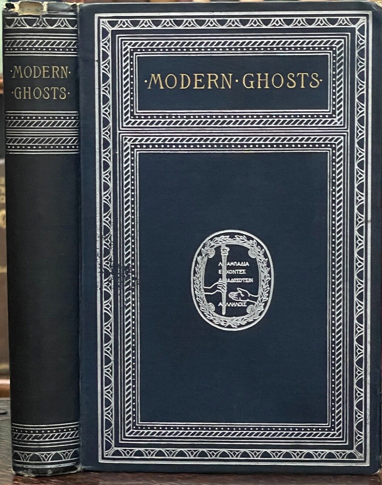 MODERN GHOSTS Curtis, 1st 1890 FAMOUS GHOST OCCULT LITERATURE STOR