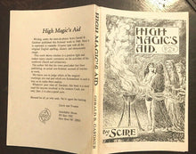 HIGH MAGIC'S AID - Scire (Gerald B. Gardner), 1996 - WICCA WITCHCRAFT PAGANISM