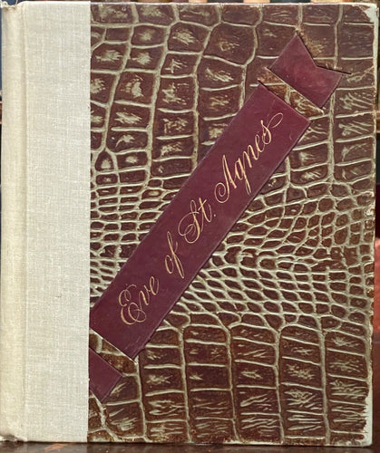 EVE OF ST. AGNES - Keats, 1st 1885 - ILLUSTRATED by JOHN GARRETT - FINE BINDING