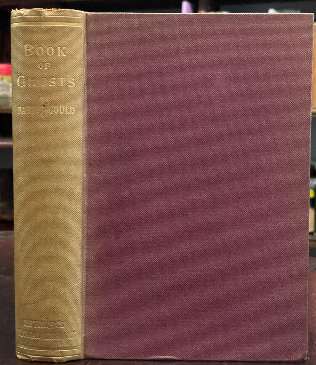 BOOK OF GHOSTS - Baring-Gould, 1904 - GHOST HORROR SUSPENSE SHORT STORIES