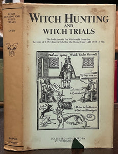 WITCH HUNTING AND WITCH TRIALS - 1971 - TRIALS TORTURE WITCHES WITCHCRAFT