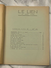 LE LIEN FRENCH OCCULT MAGAZINE - MAY-JUNE 1963 ASTROLOGY SPIRIT MATTER