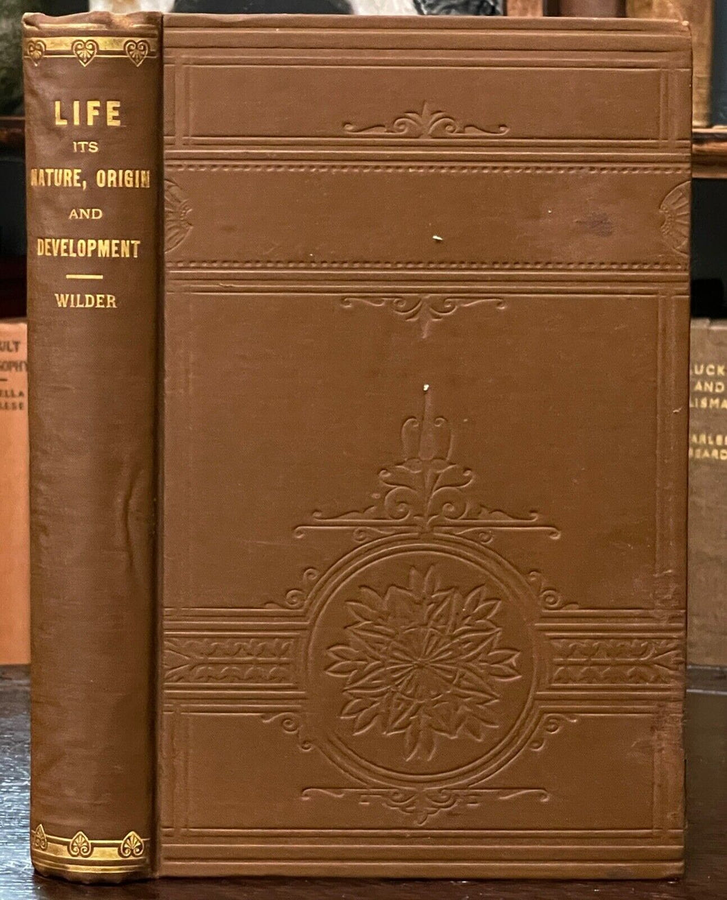 LIFE: ITS NATURE, ORIGIN, DEVELOPMENT - 1st 1886 - ANIMALS MEN SCIENCE PSYCHIC