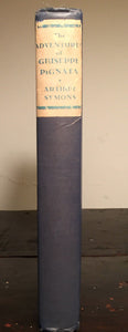 THE ADVENTURES OF GIUSEPPE PIGNATA, Symons 1st Ltd Ed 133/495 SIGNED,1930 PRISON