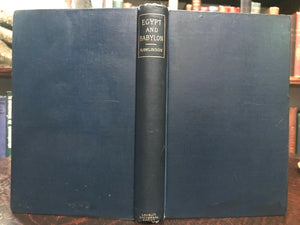 EGYPT AND BABYLON in SACRED PROFANE SOURCES - Rawlinson, 1st 1885 BIBLE HISTORY