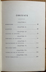 PRACTICAL LESSONS IN HYPNOTISM AND MAGNETISM - De Laurence HYPNOSIS MAGIC, 1937